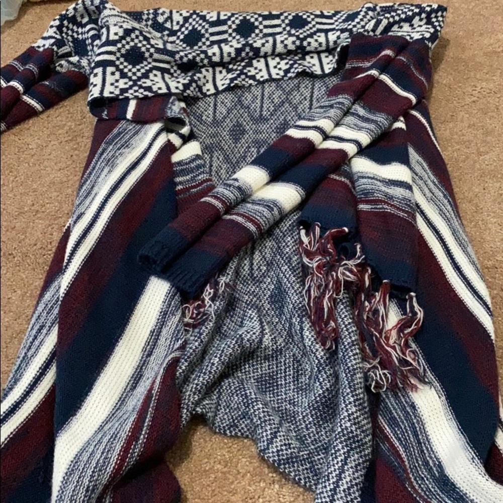 Fringed cardigan